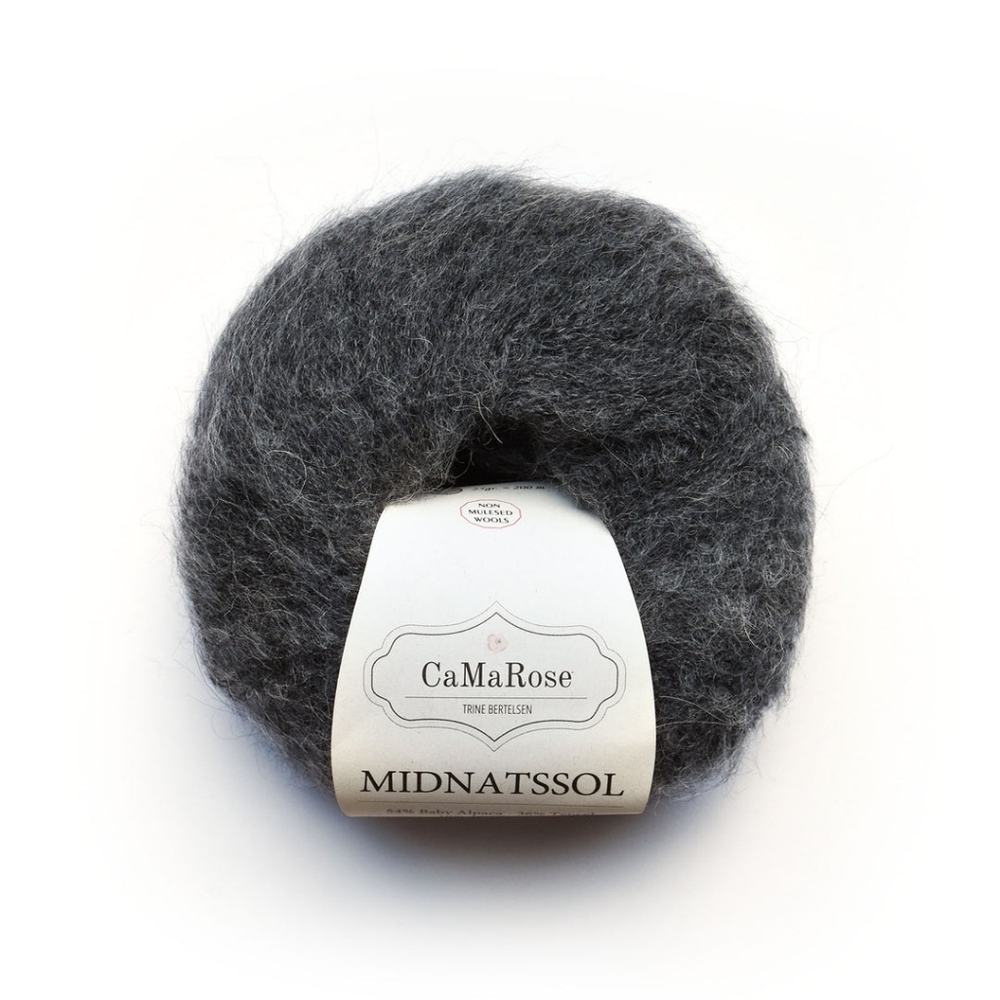 CaMaRose Midnatssol Yarn in Morkegra